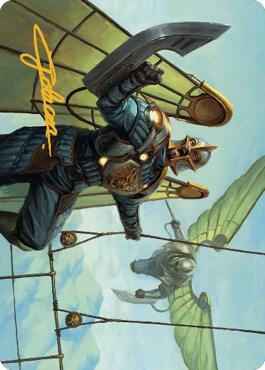 Air Marshal Art Card Gold Stamped Signature 8 (Art Series: The Brothers' War)  | Good Games Modbury