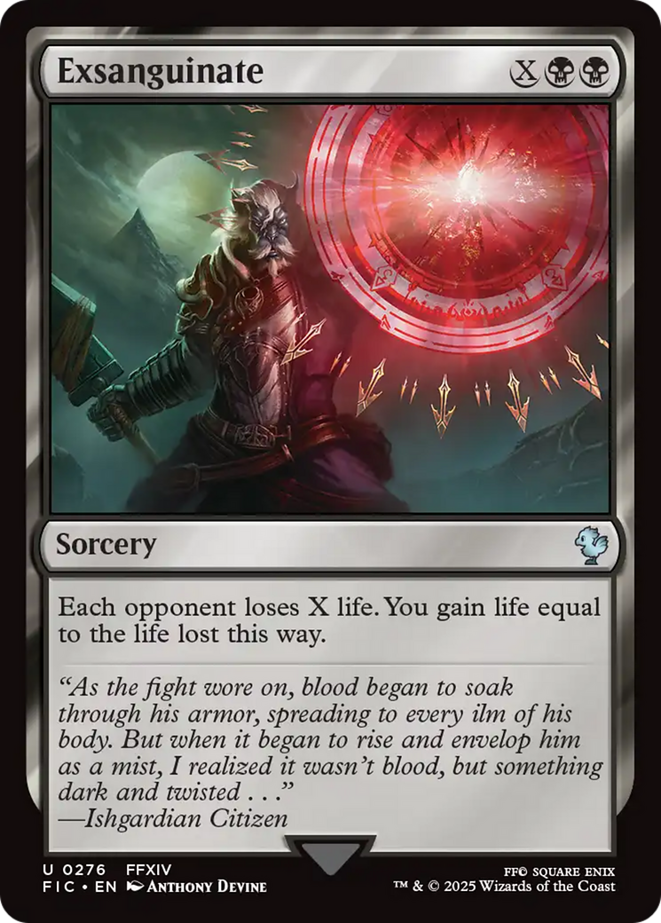 Exsanguinate [FINAL FANTASY Commander] | Good Games Modbury