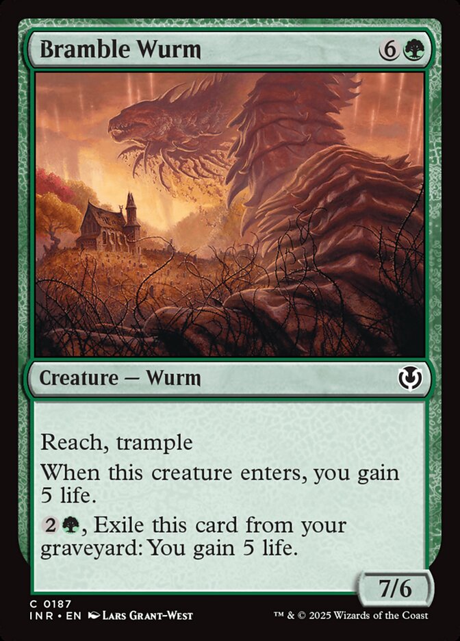 Bramble Wurm 187/287 (Innistrad Remastered)  | Good Games Modbury