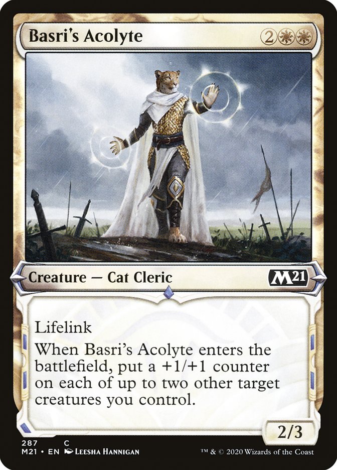 Basri's Acolyte (Showcase) [Core Set 2021] | Good Games Modbury