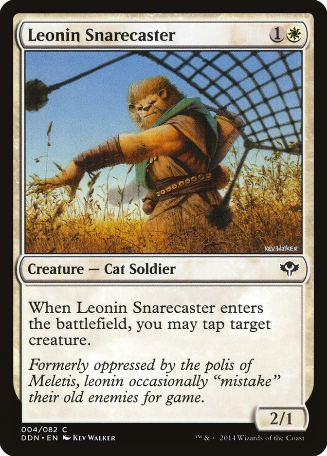 Leonin Snarecaster 4/82 (Duel Decks: Speed vs. Cunning)  | Good Games Modbury