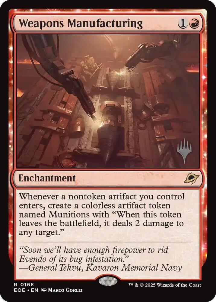 Weapons Manufacturing 168 (Promo Pack: Edge of Eternities)  | Good Games Modbury