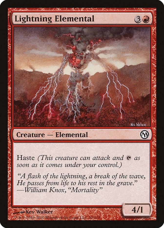 Lightning Elemental 50/113 (Duels of the Planeswalkers)  | Good Games Modbury