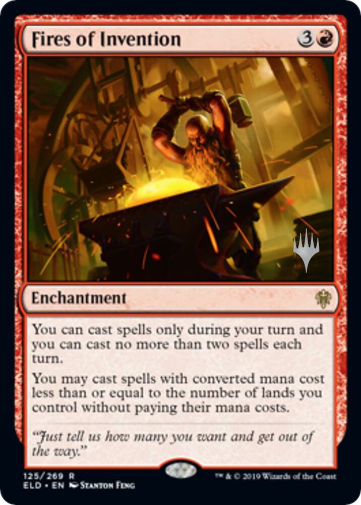 Fires of Invention 125p/152 (Promo Pack: Throne of Eldraine)  | Good Games Modbury