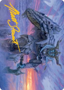 Frost Giant Art Card Gold Stamped Signature 5 (Art Series: Adventures in the Forgotten Realms)  | Good Games Modbury