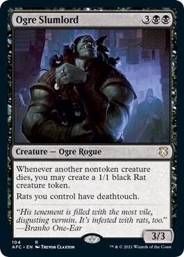 Ogre Slumlord 104/62 (Commander: Adventures in the Forgotten Realms)  | Good Games Modbury