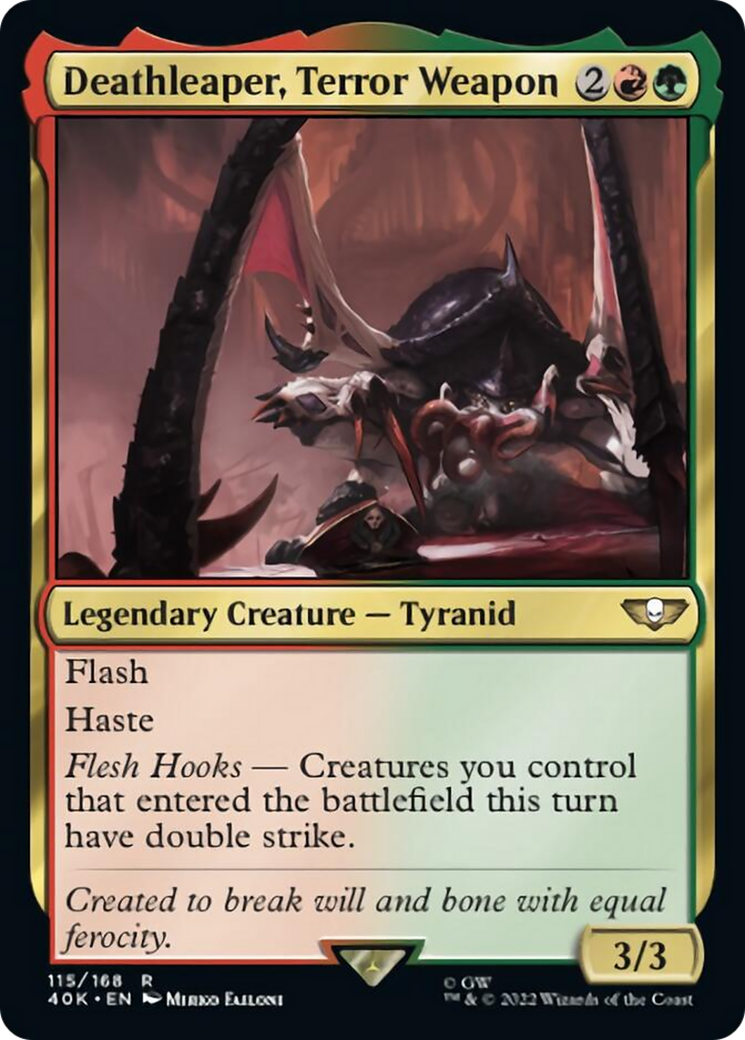 Deathleaper, Terror Weapon (Surge Foil) [Universes Beyond: Warhammer 40,000] | Good Games Modbury