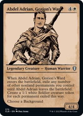 Abdel Adrian Gorions Ward Showcase 375/361 (Commander Legends: Battle for Baldur's Gate)  | Good Games Modbury