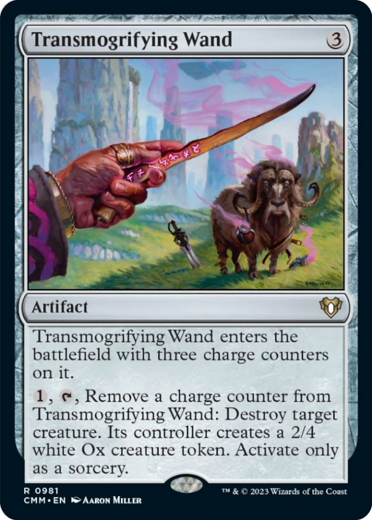 Transmogrifying Wand [Commander Masters] | Good Games Modbury