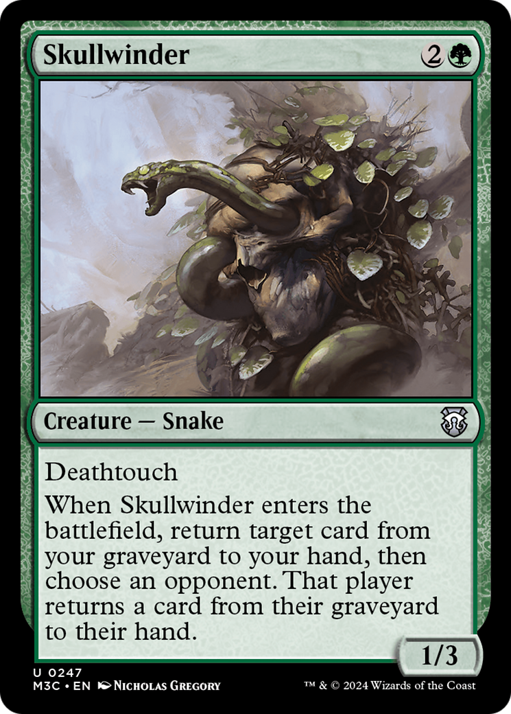 Skullwinder (Ripple Foil) [Modern Horizons 3 Commander] | Good Games Modbury