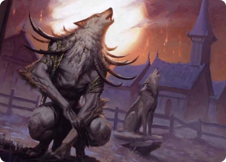 Lord of the Ulvenwald Art Card [Innistrad: Midnight Hunt Art Series] | Good Games Modbury