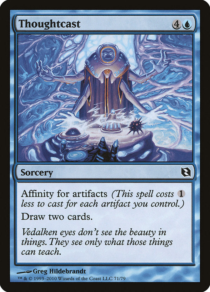 Thoughtcast [Duel Decks: Elspeth vs. Tezzeret] | Good Games Modbury