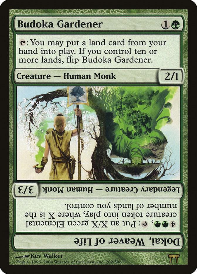 Budoka Gardener // Dokai, Weaver of Life 202/306 (Champions of Kamigawa)  | Good Games Modbury