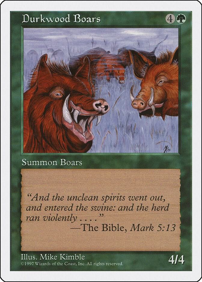 Durkwood Boars 289/455 (Fifth Edition)  | Good Games Modbury
