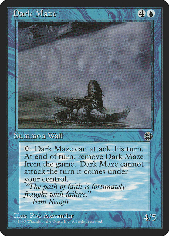 Dark Maze (Irini Sengir Flavor Text) [Homelands] | Good Games Modbury