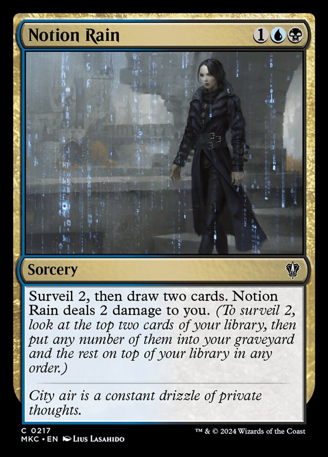 Notion Rain 217/311 (Commander: Murders at Karlov Manor)  | Good Games Modbury