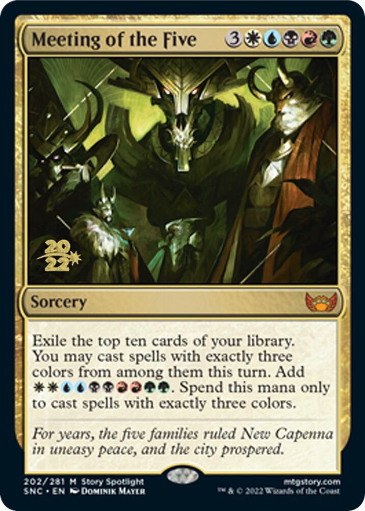 Meeting of the Five 202s/161 (Prerelease Cards)  - Foil | Good Games Modbury
