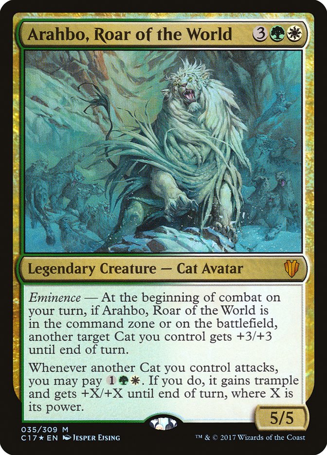 Arahbo, Roar of the World 35 (Commander 2017)  - Foil | Good Games Modbury