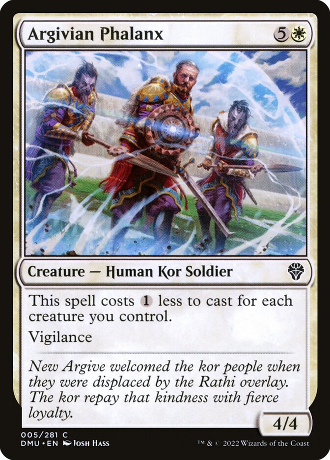 Argivian Phalanx 5/281 (Dominaria United)  - Foil | Good Games Modbury