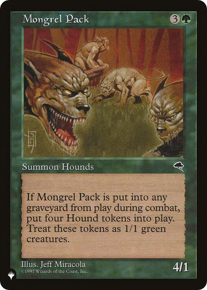 Mongrel Pack TMP-237/5075 (The List Reprints)  | Good Games Modbury