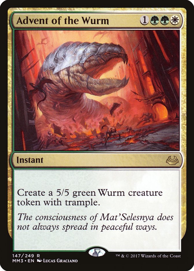 Advent of the Wurm 147/249 (Modern Masters 2017)  | Good Games Modbury