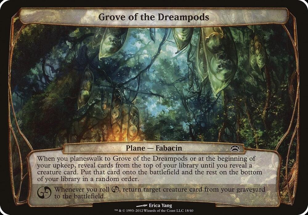 Grove of the Dreampods Planechase 2012 18/40 (Oversize Cards)  | Good Games Modbury