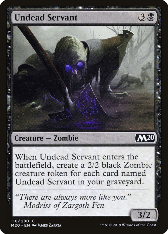 Undead Servant [Core Set 2020] | Good Games Modbury