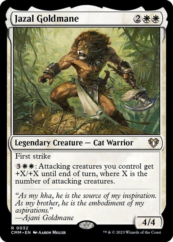 Jazal Goldmane 32/451 (Commander Masters)  | Good Games Modbury