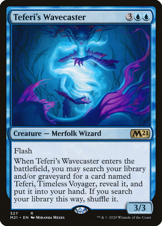 Teferi's Wavecaster [Core Set 2021] | Good Games Modbury