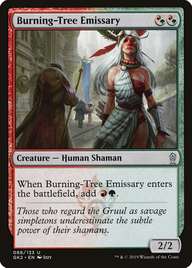 Burning-Tree Emissary [Ravnica Allegiance Guild Kit] | Good Games Modbury