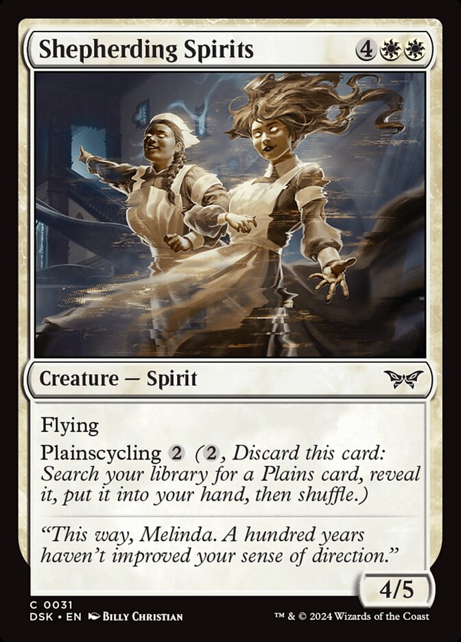 Shepherding Spirits 31 (Duskmourn: House of Horror)  - Foil | Good Games Modbury