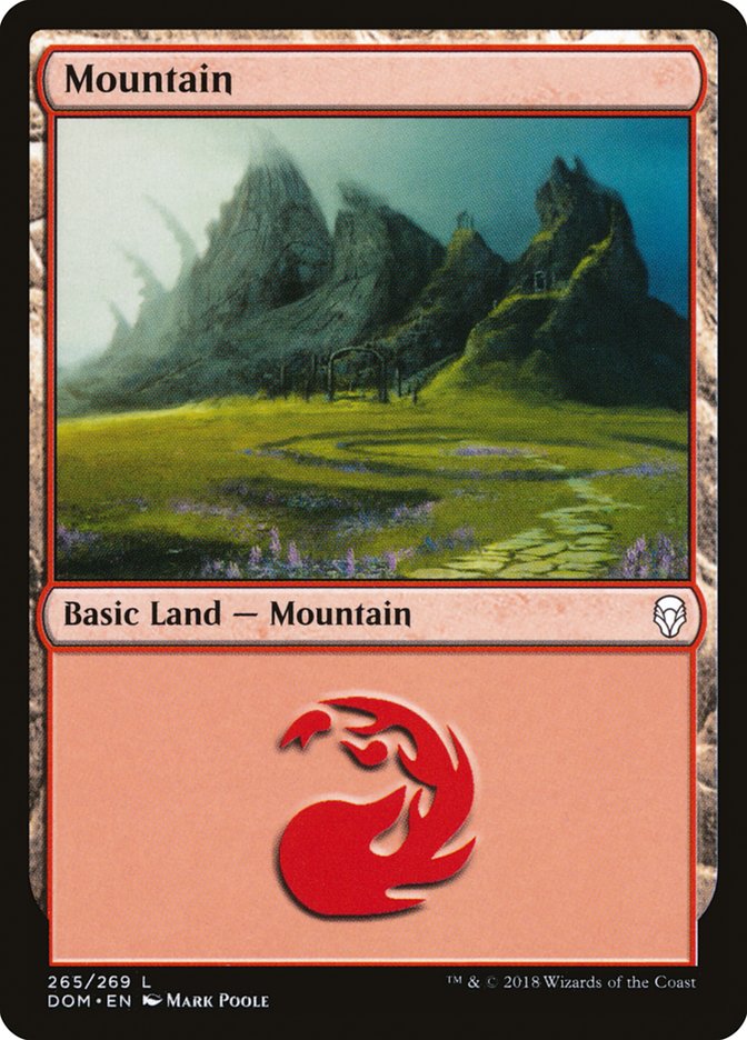 Mountain (265) [Dominaria] | Good Games Modbury