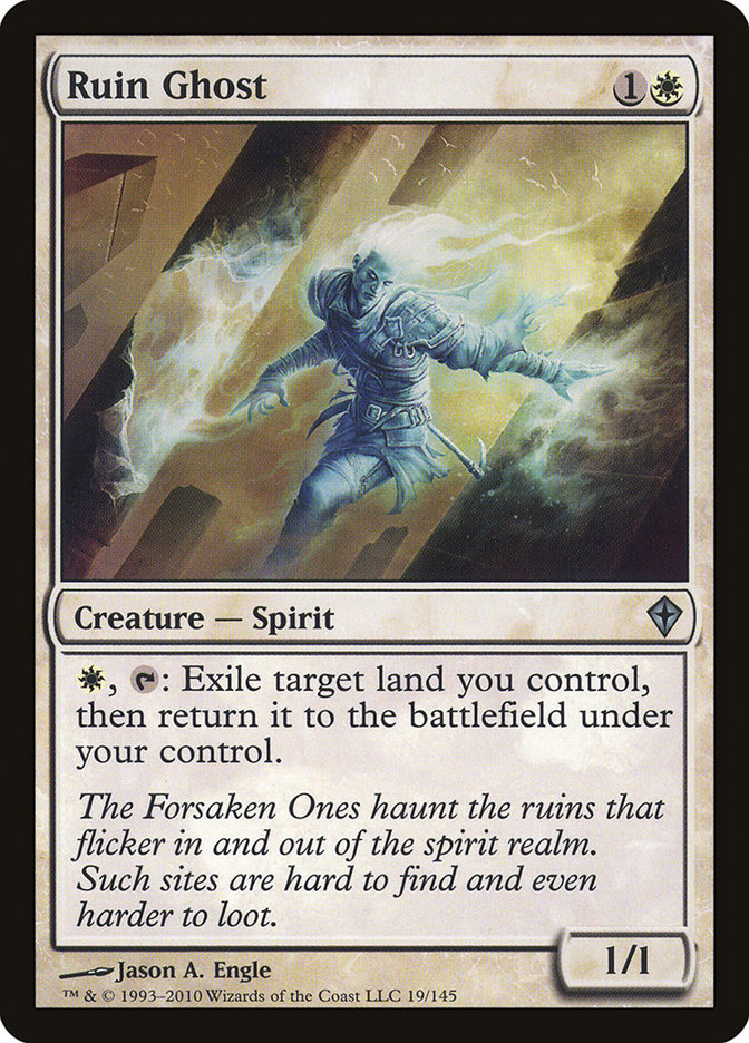 Ruin Ghost 19/145 (Worldwake)  - Foil | Good Games Modbury