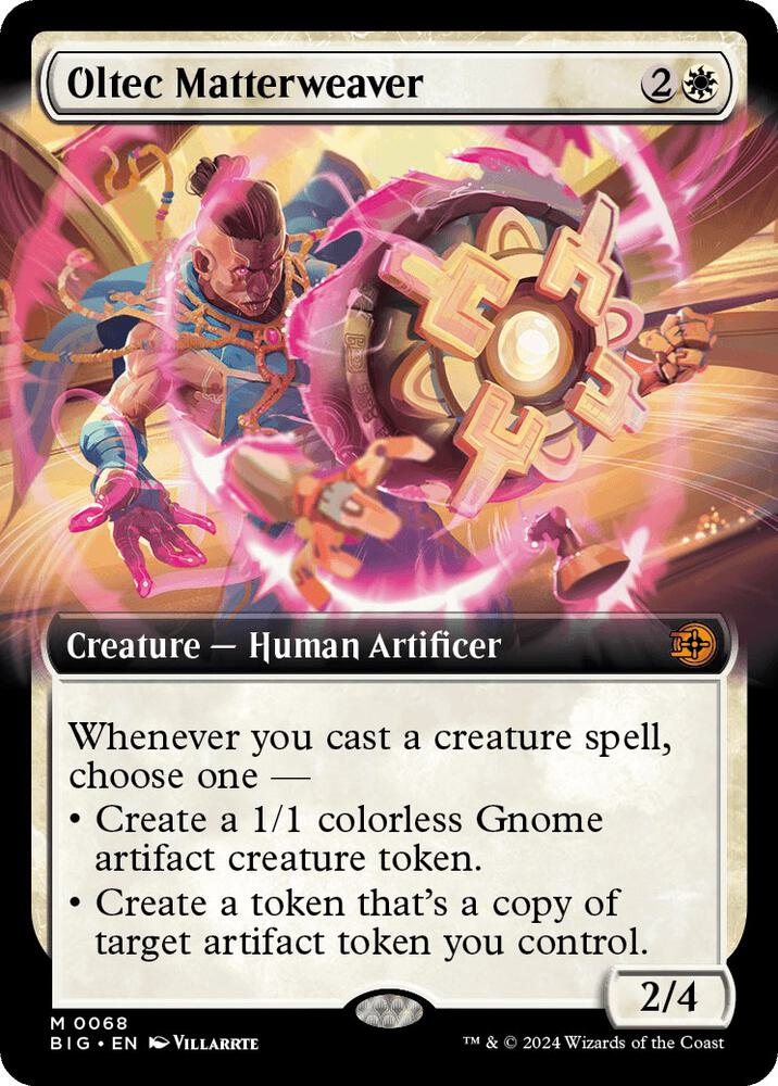 Oltec Matterweaver 68/30 (Outlaws of Thunder Junction: The Big Score)  - Extended Art Foil | Good Games Modbury