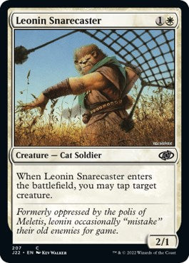 Leonin Snarecaster [Jumpstart 2022] | Good Games Modbury