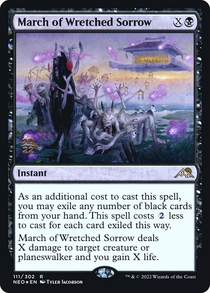 March of Wretched Sorrow 111 (Prerelease Cards)  - Foil | Good Games Modbury