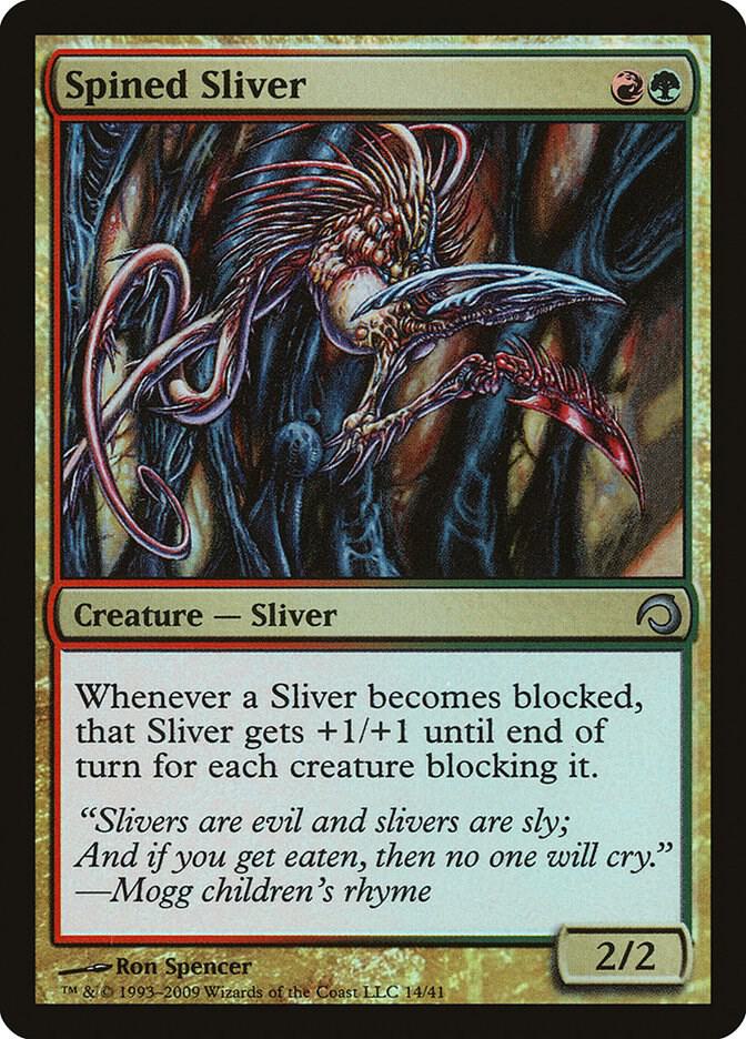 Spined Sliver 14/41 (Premium Deck Series: Slivers)  - Foil | Good Games Modbury