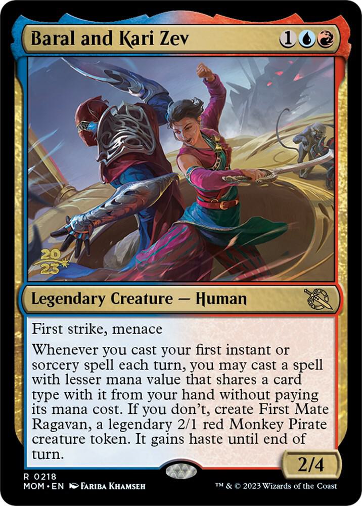 Baral and Kari Zev 218s/162 (Prerelease Cards)  - Foil | Good Games Modbury