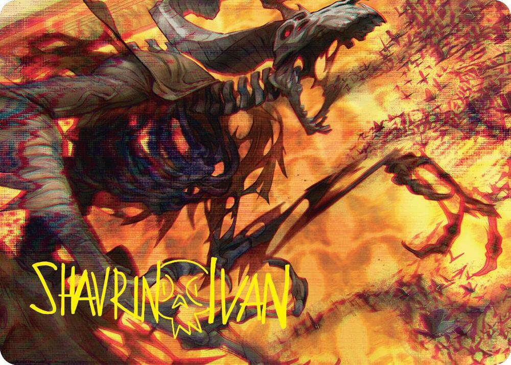 Unwanted Remake Art Card Gold Stamped Signature 31 (Art Series: Duskmourn: House of Horror)  | Good Games Modbury