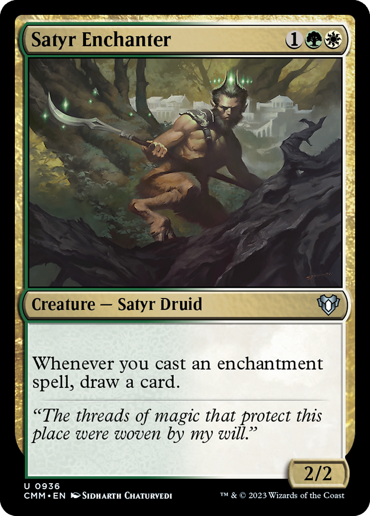 Satyr Enchanter [Commander Masters] | Good Games Modbury