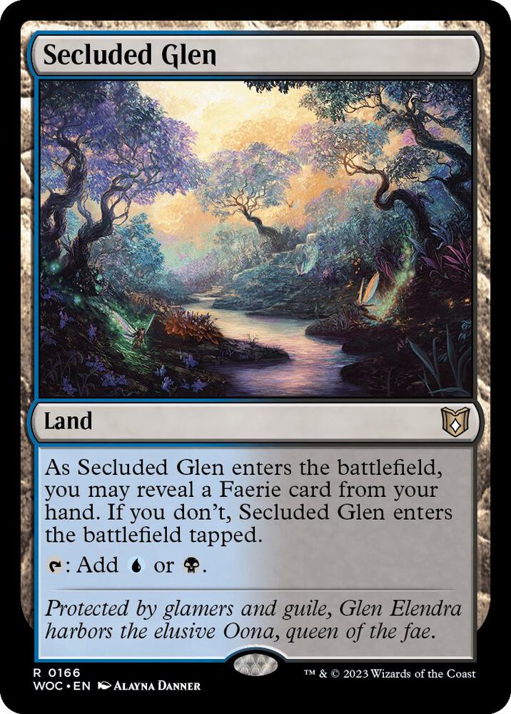 Secluded Glen 166/173 (Commander: Wilds of Eldraine)  | Good Games Modbury