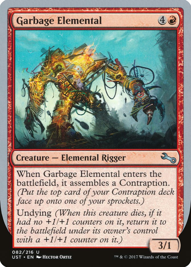 Garbage Elemental 82/216 (Unstable)  - Foil | Good Games Modbury