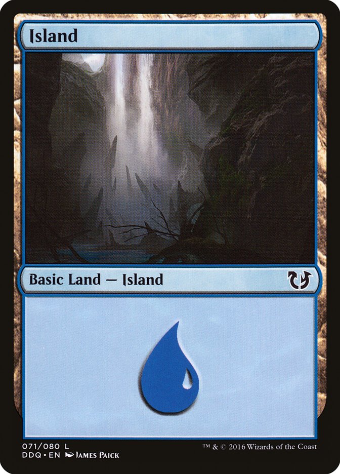 Island (71) [Duel Decks: Blessed vs. Cursed] | Good Games Modbury