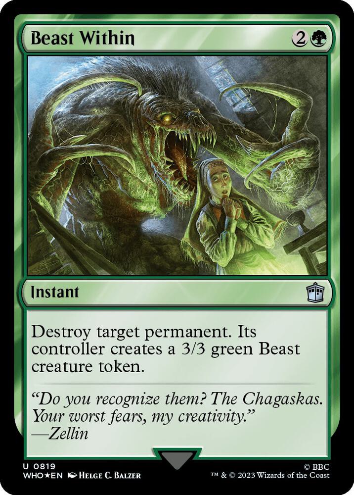 Beast Within 819/331 (Universes Beyond: Doctor Who)  - Surge Foil | Good Games Modbury