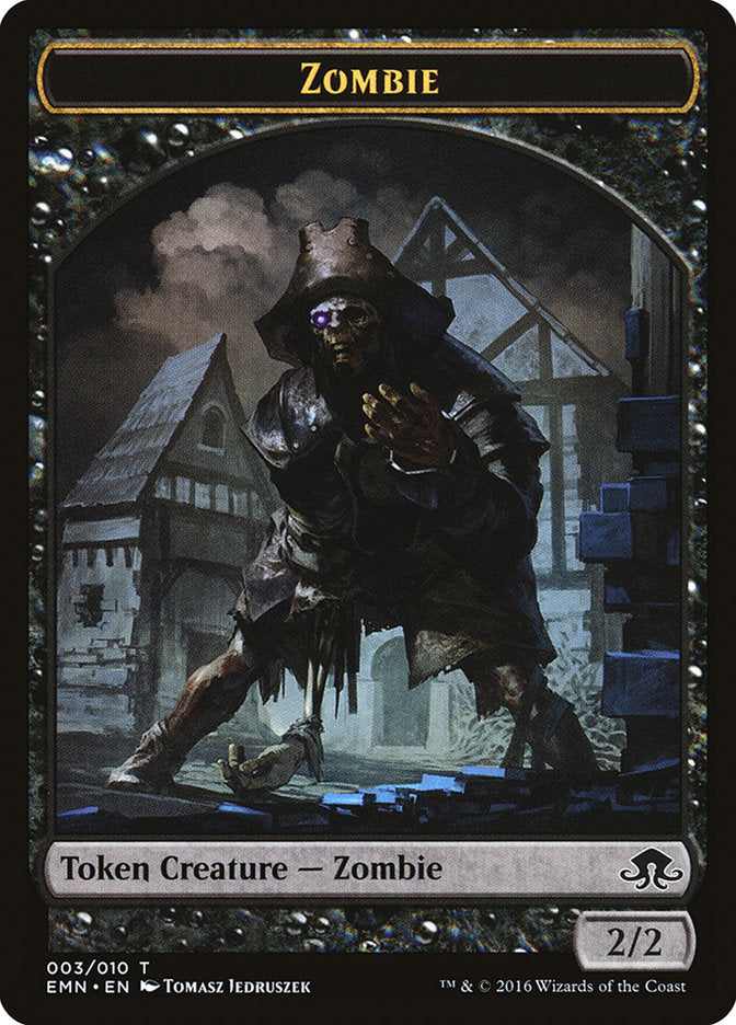 Zombie Token (003/010) [Eldritch Moon Tokens] | Good Games Modbury