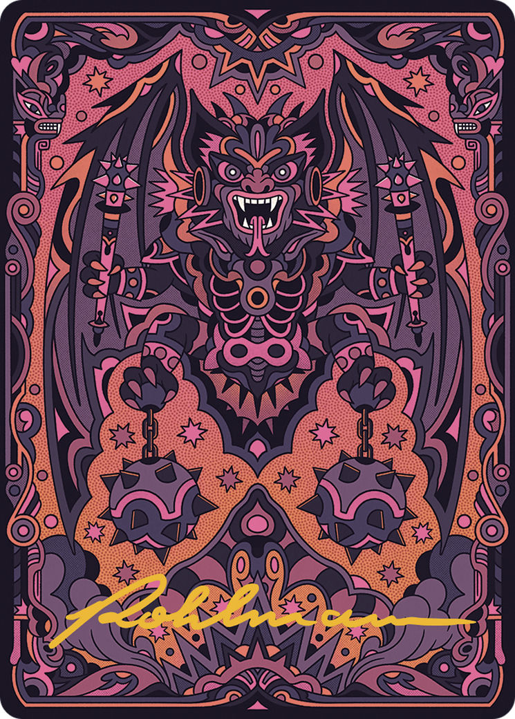 Bloodletter of Aclazotz Art Card (61/81) (Gold-Stamped Signature) [The Lost Caverns of Ixalan Art Series] | Good Games Modbury