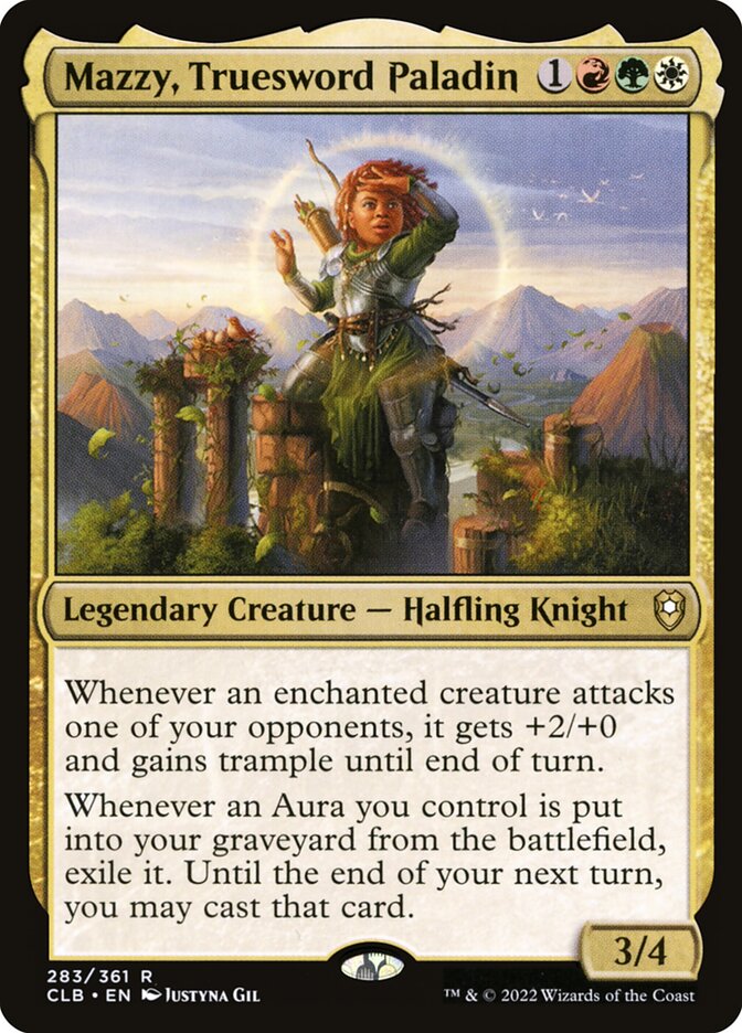 Mazzy, Truesword Paladin 283/361 (Commander Legends: Battle for Baldur's Gate)  | Good Games Modbury