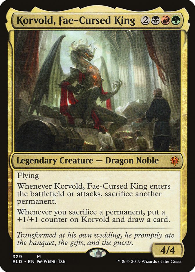 Korvold, Fae-Cursed King [Throne of Eldraine] | Good Games Modbury