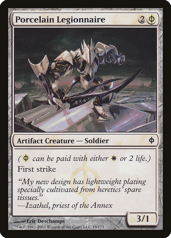 Porcelain Legionnaire 19/175 (New Phyrexia)  | Good Games Modbury