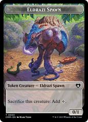 Eldrazi Spawn // Dragon (0021) Double-Sided Token [Commander Masters Tokens] | Good Games Modbury